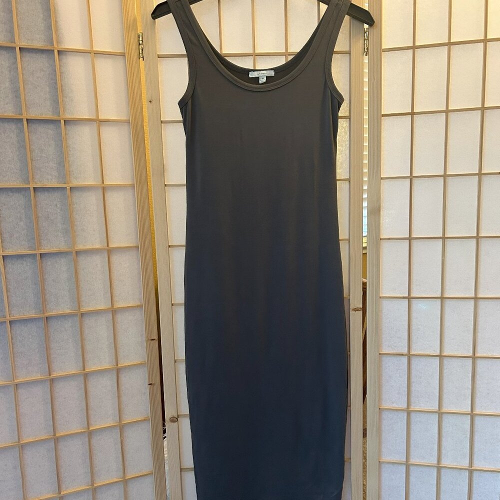LOT of 2 dresses: Leith Gray Strapless Midi Dress M /Soprano Gray Tank Dress M